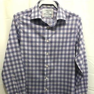 Charles Tyrwhitt Button Front Shirt, Sz 15/33,